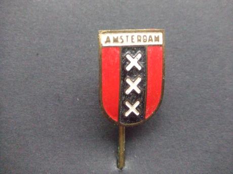 Amsterdam stadswapen rood-zwart